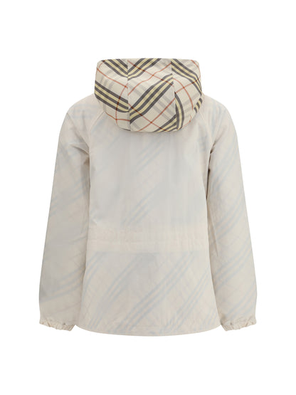 BURBERRY Reversible Check Hooded Jacket