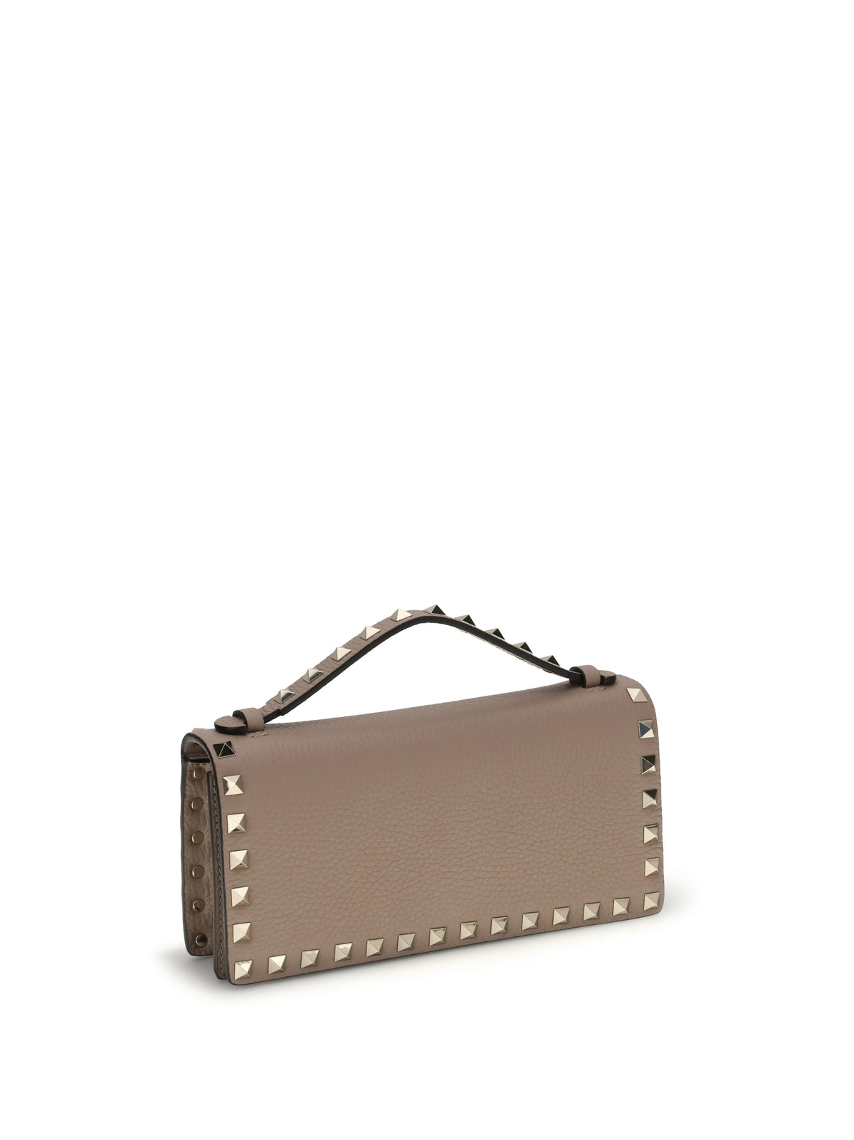 Valentino Garavani Rockstud chain Wallet - Poudre