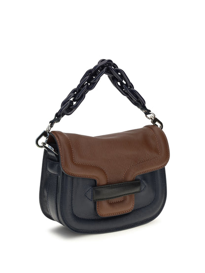 Pierre Hardy Alphaville Shoulder Bag - Navy-Brown-Black