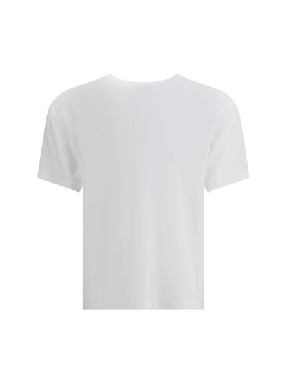 Toteme Crewneck cotton T-shirt - White