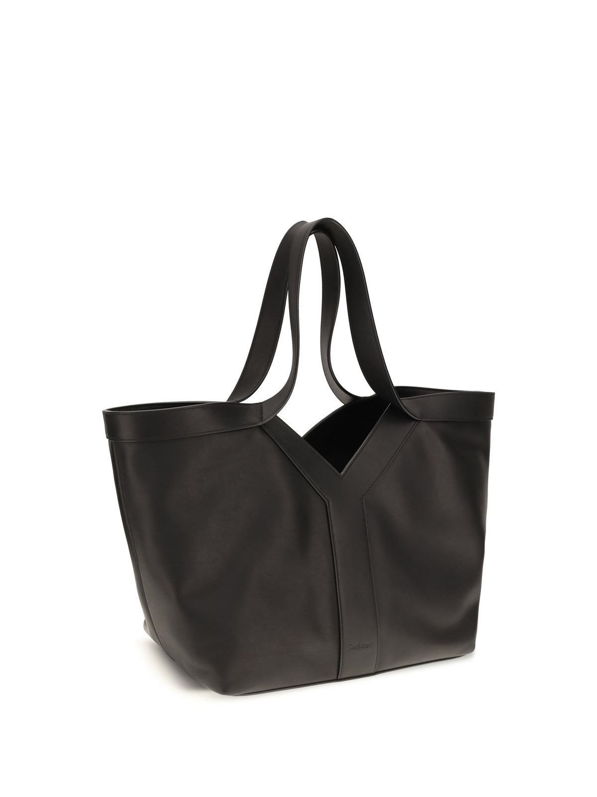 Saint Laurent Small Y Tote Bag - Black