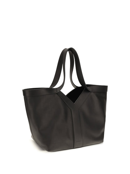 Saint Laurent Small Y Tote Bag - Black