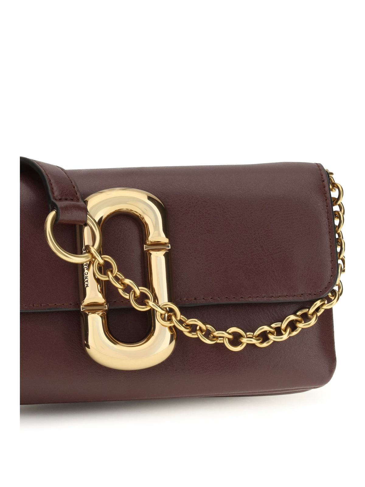 Marc Jacobs Snapshot Chain Wallet - Dark Port