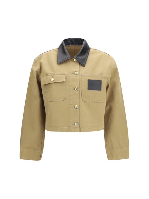 Balenciaga Heavy cotton cropped Jacket - Beige
