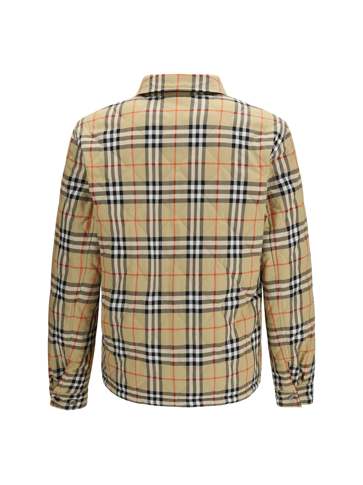 Burberry Brighton reversible quilted nylon Shirt - Shale