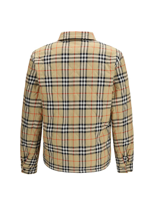 Burberry Brighton reversible quilted nylon Shirt - Shale