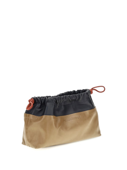 Pierre Hardy Twin Clutch Bag - Navy-Camel-Rust