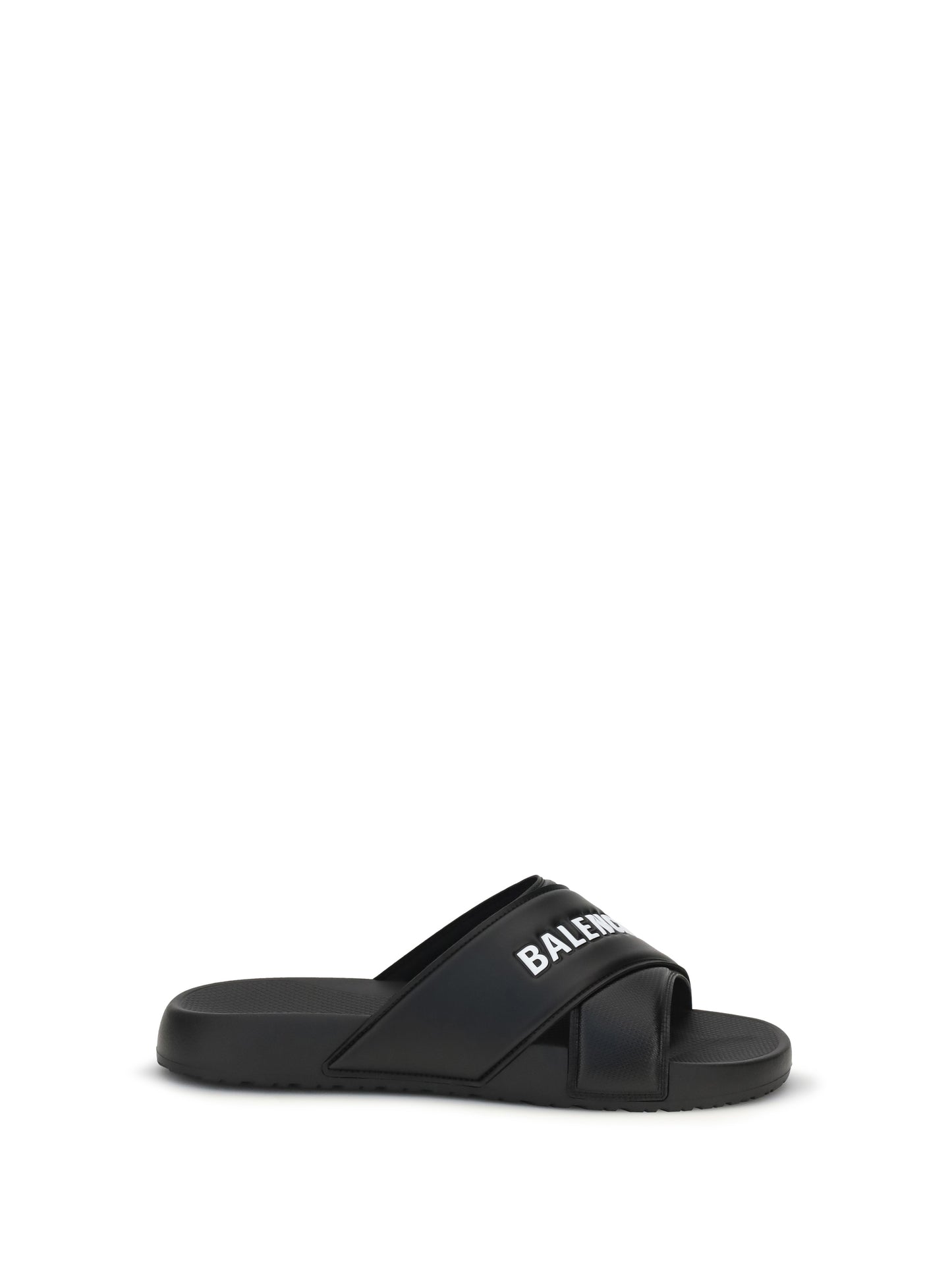 BALENCIAGA Cross-logo Slides