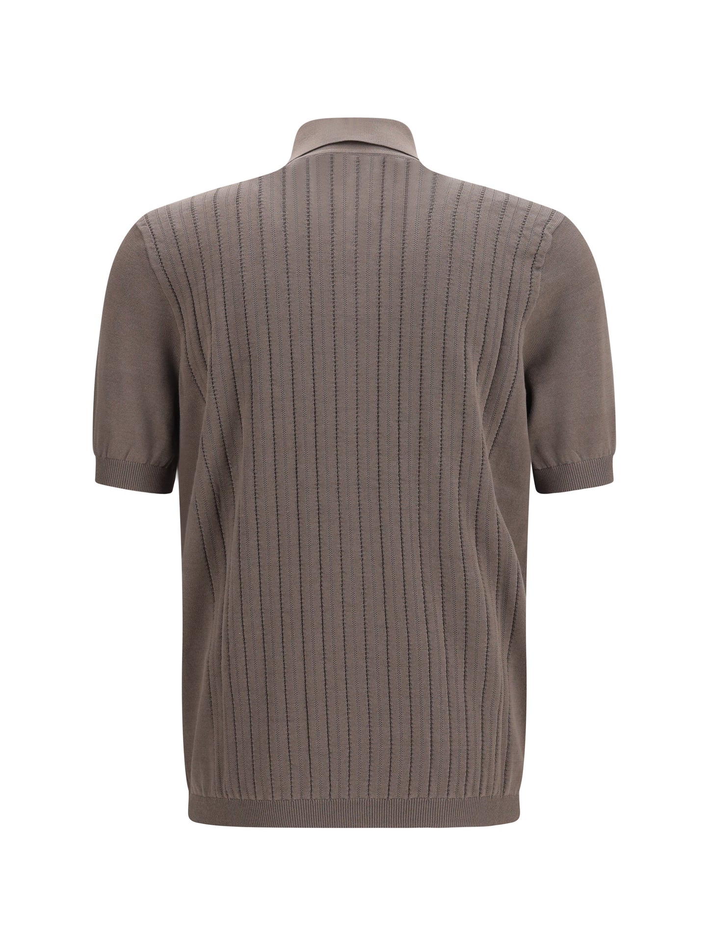 BRUNELLO CUCINELLI Cotton ribbed knit Shirt