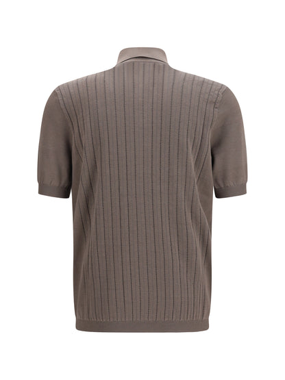 BRUNELLO CUCINELLI Cotton ribbed knit Shirt