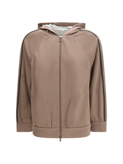 BRUNELLO CUCINELLI Cotton hooded Sweatshirt