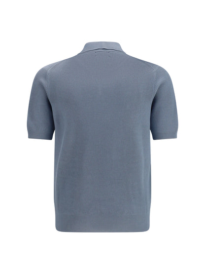 BRUNELLO CUCINELLI Cotton ribbed Polo