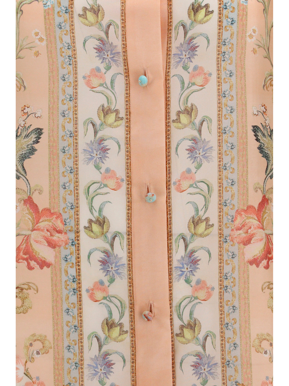 Zimmermann Roselight Shirt - Pink Tapestry Floral