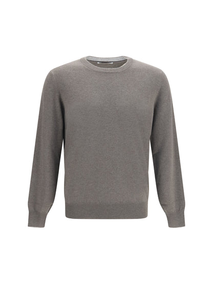 Brunello Cucinelli Cashmere Sweater - Army Washed+Ciottolo