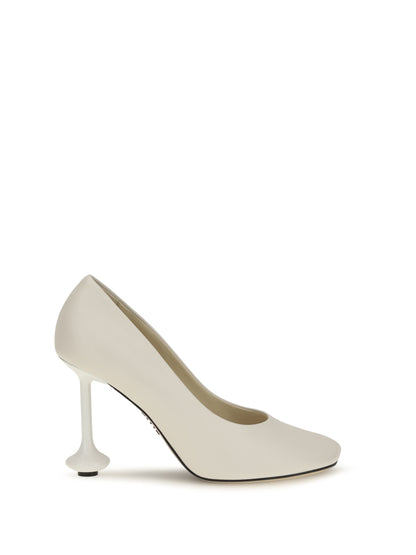 Loewe Toy goat leather Pumps - White