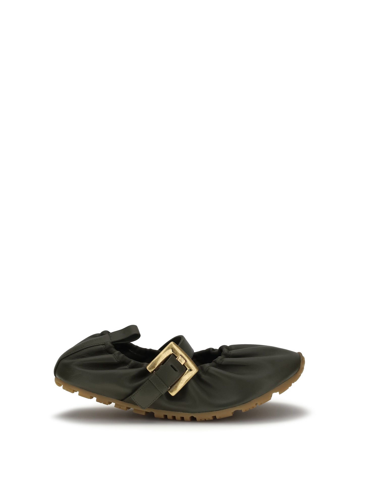 BALMAIN Buckle strap Ballerinas