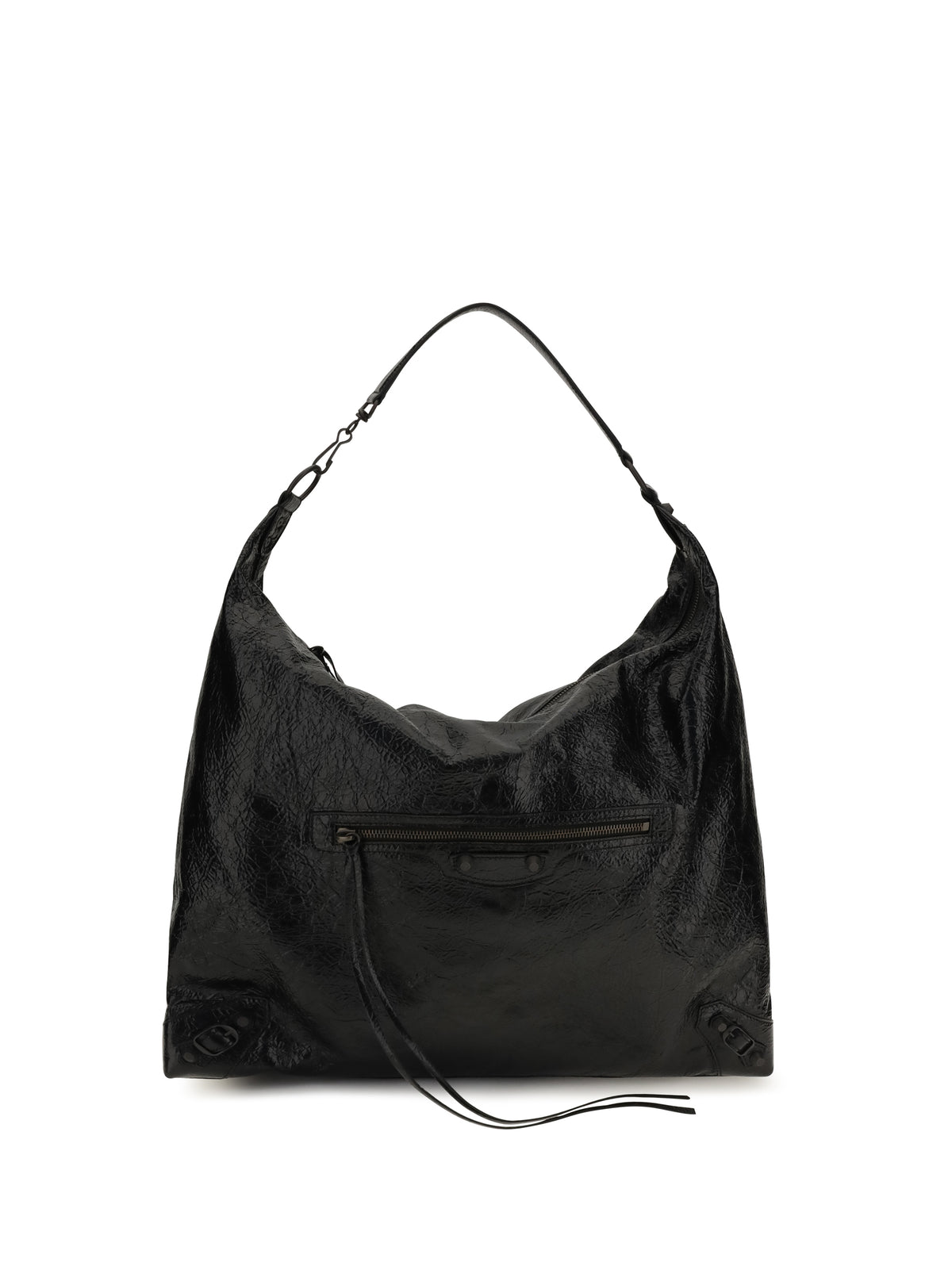 Balenciaga Large Le City Hobo Shoulder Bag - Black