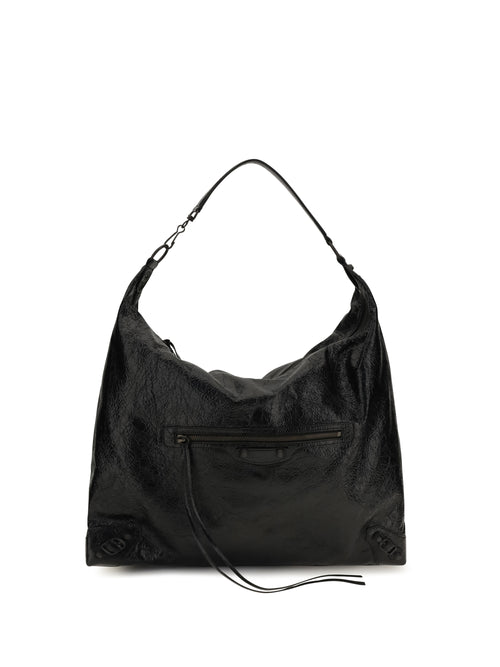 Balenciaga Large Le City Hobo Shoulder Bag - Black