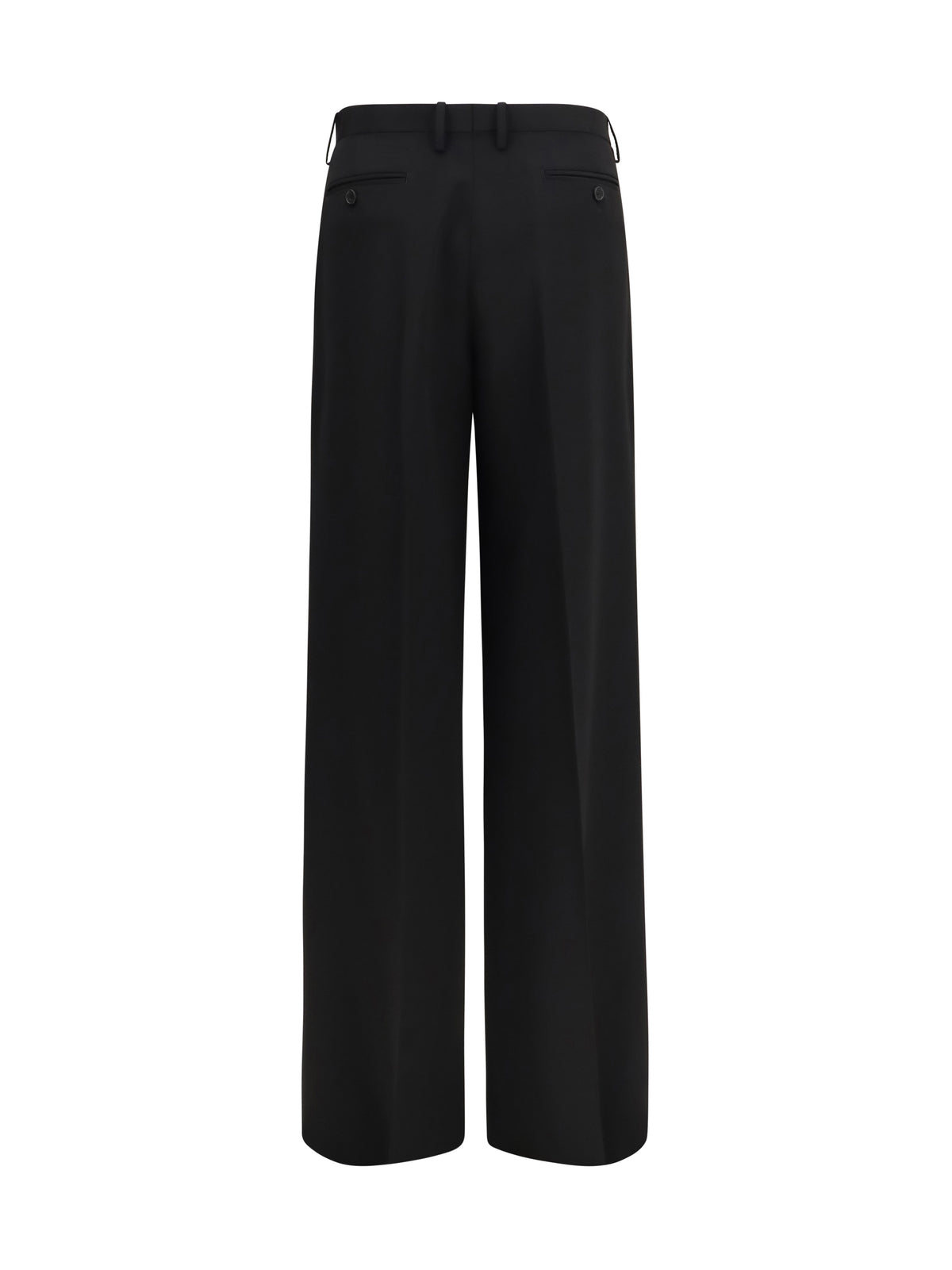 Fendi Tailored Wool Pants - Black