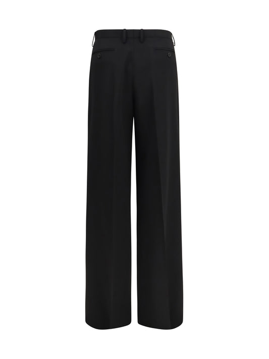 Fendi Tailored Wool Pants - Black