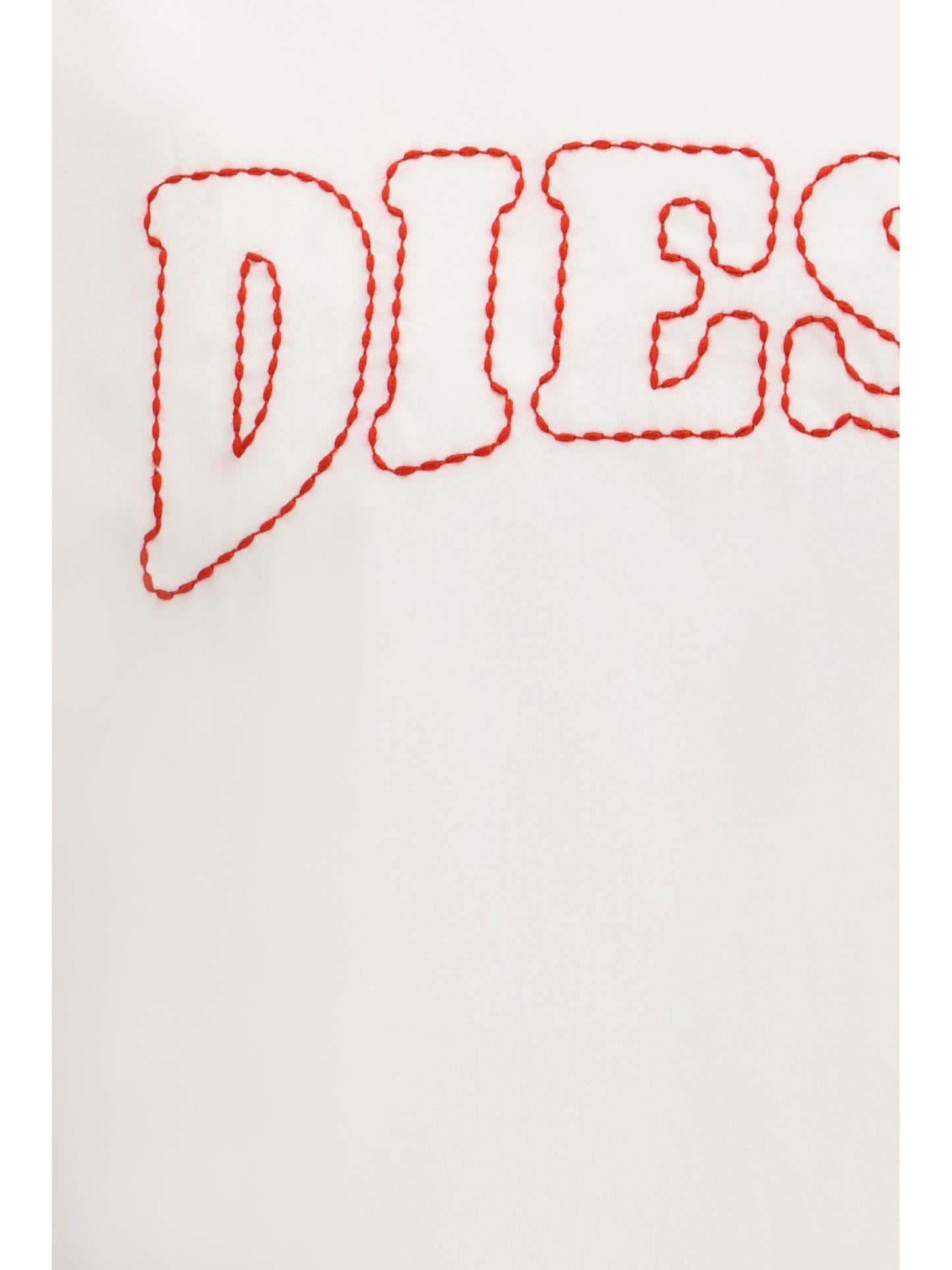 DIESEL T-Norm-V10 Logo Stitching T-Shirt