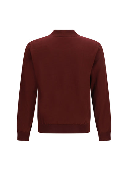 VALENTINO Wool Polo with VLogo embroidery