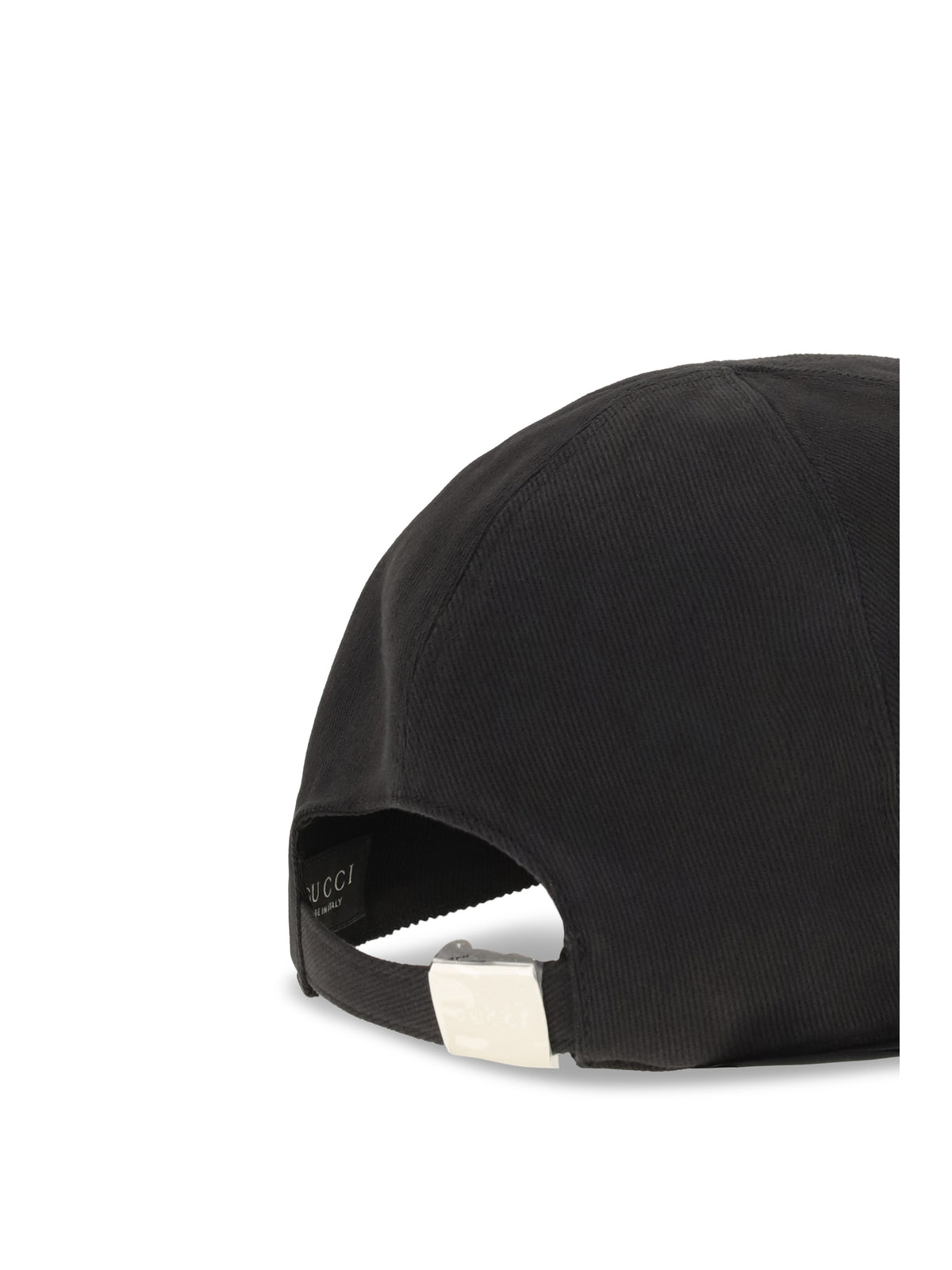 Gucci Rhinestone logo Baseball Cap - Black