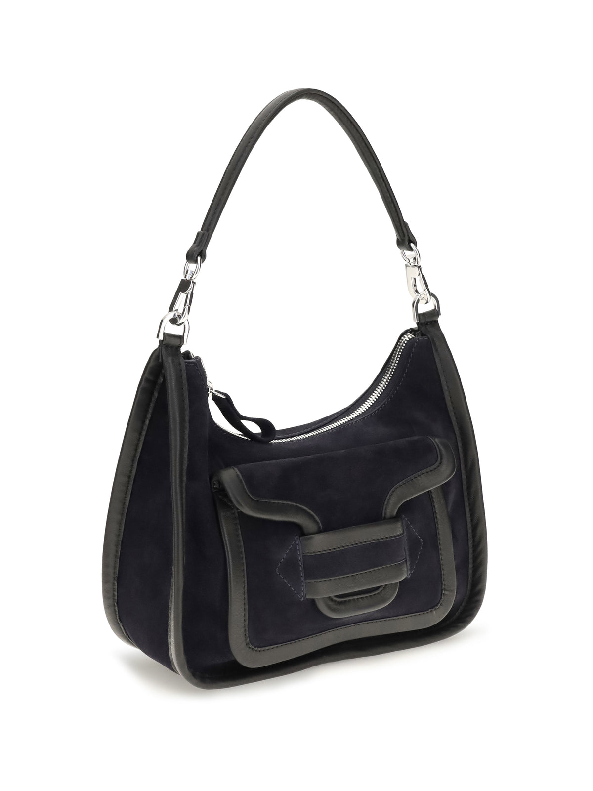Pierre Hardy Alpha Day Miss leather Shoulder Bag - Navy-Black