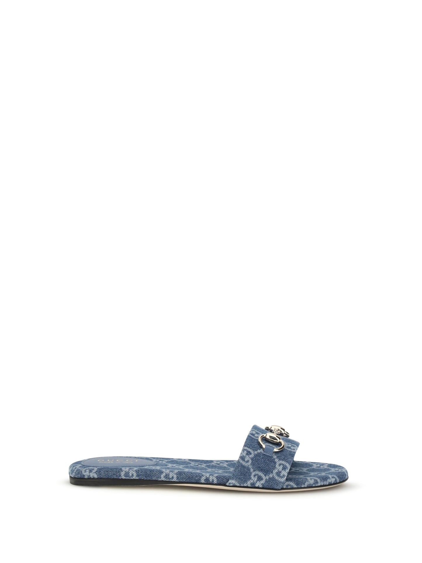 GUCCI GG denim slider Sandals