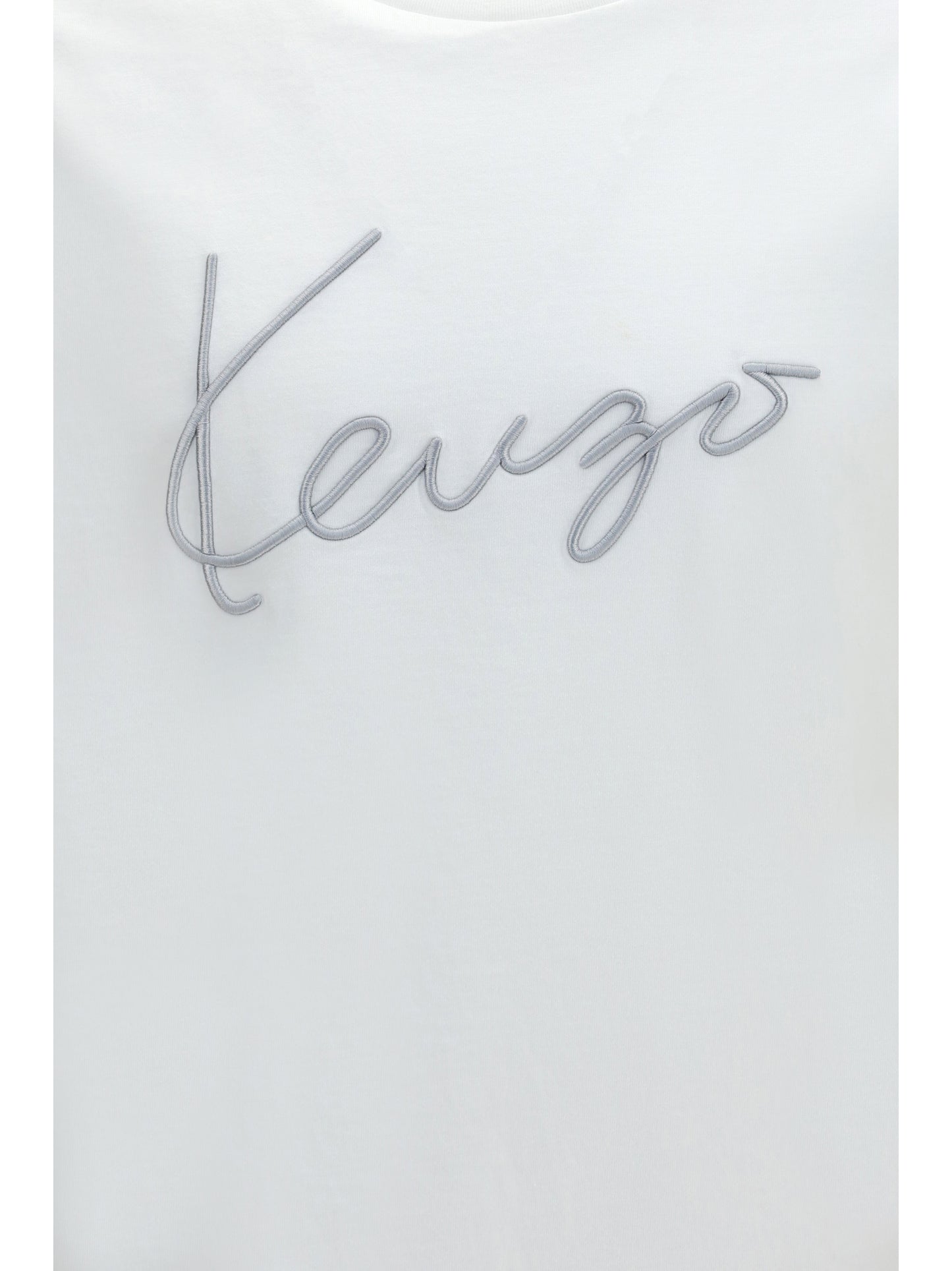 KENZO Embroidered signature cotton T-shirt