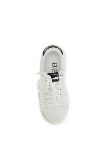 BALMAIN B-Court Sneakers in calfskin leather