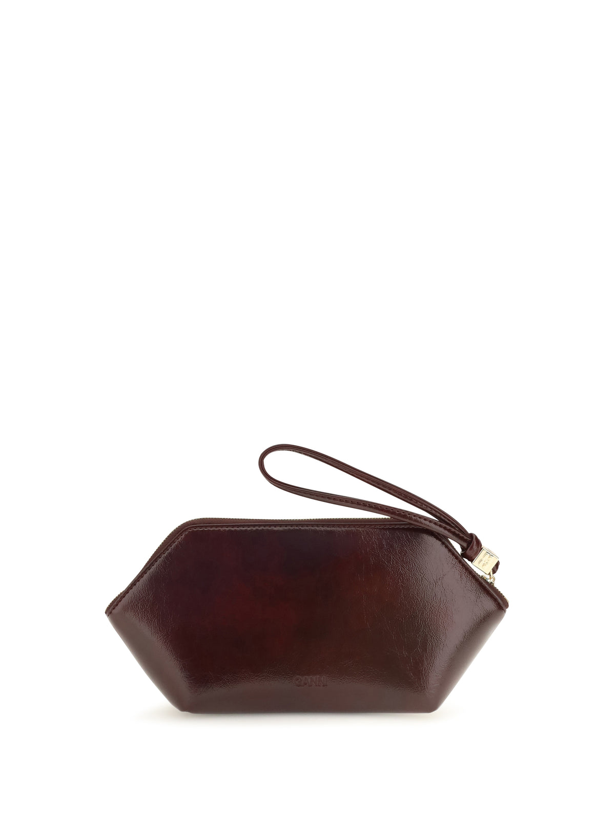 Ganni Bou Beauty Case - Burgundy