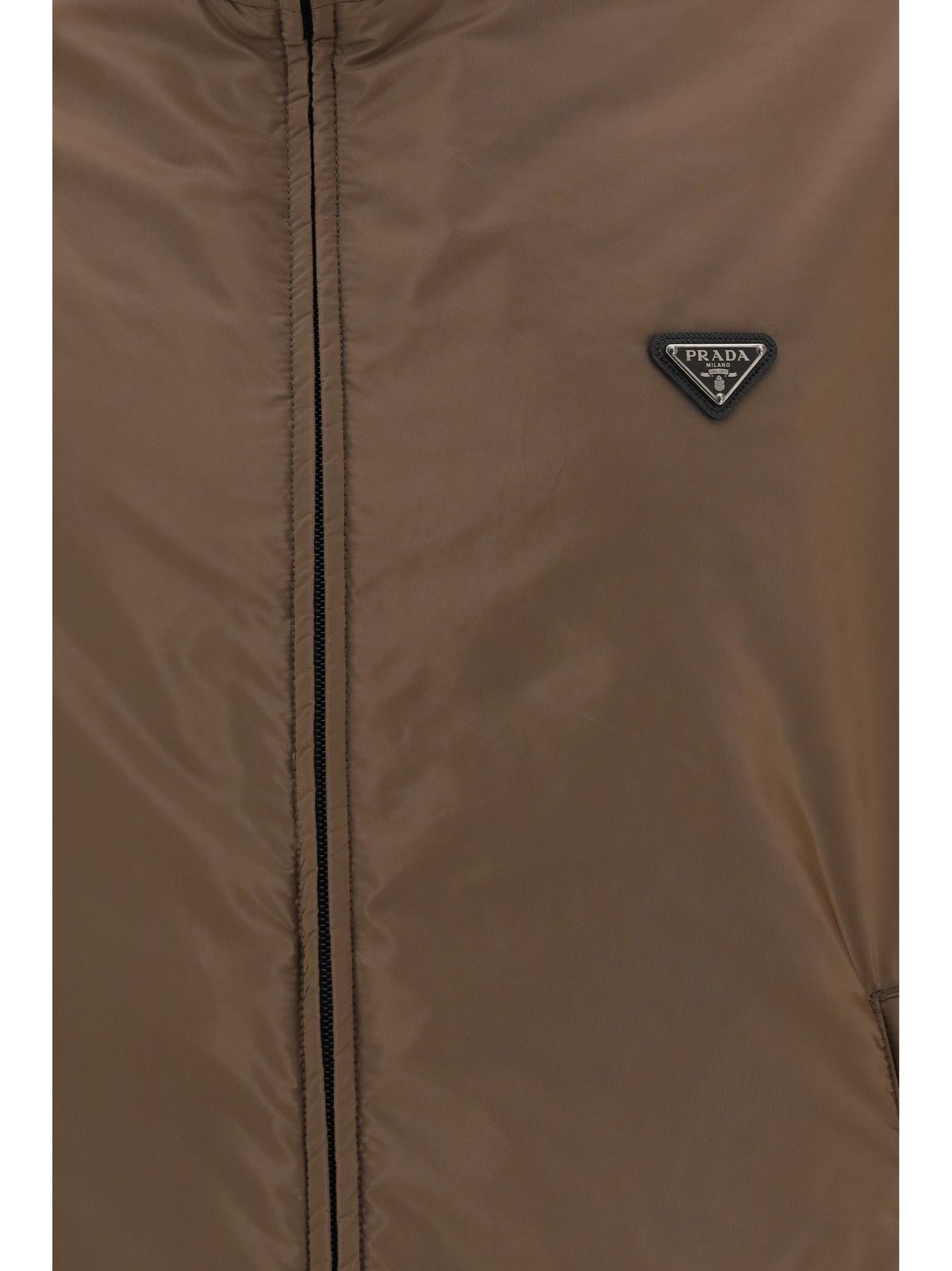 Prada Re-Nylon Down Jacket - Corteccia+Nero