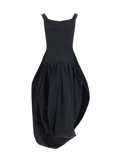 Magda Butrym Off-the-shoulder midi Dress - Black