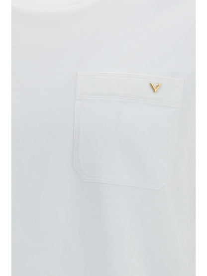 VALENTINO Cotton T-shirt with VGold