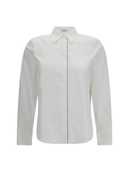 BRUNELLO CUCINELLI Stretch cotton poplin Shirt