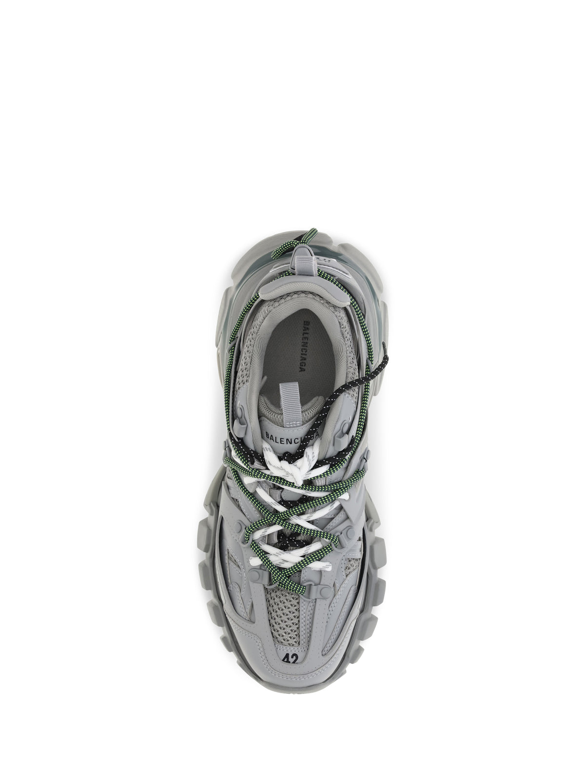 Balenciaga Track Trail Laces Sneakers - Gry/Yellow/Wht/Navy