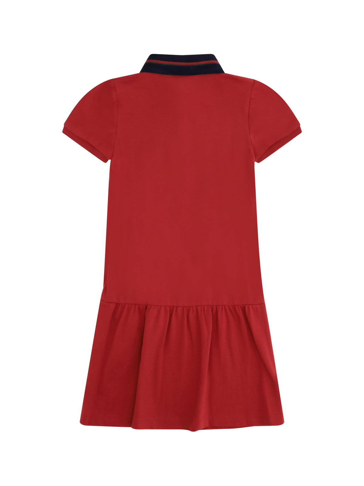 Gucci Cotton Polo Dress - Cherry Red/Mix