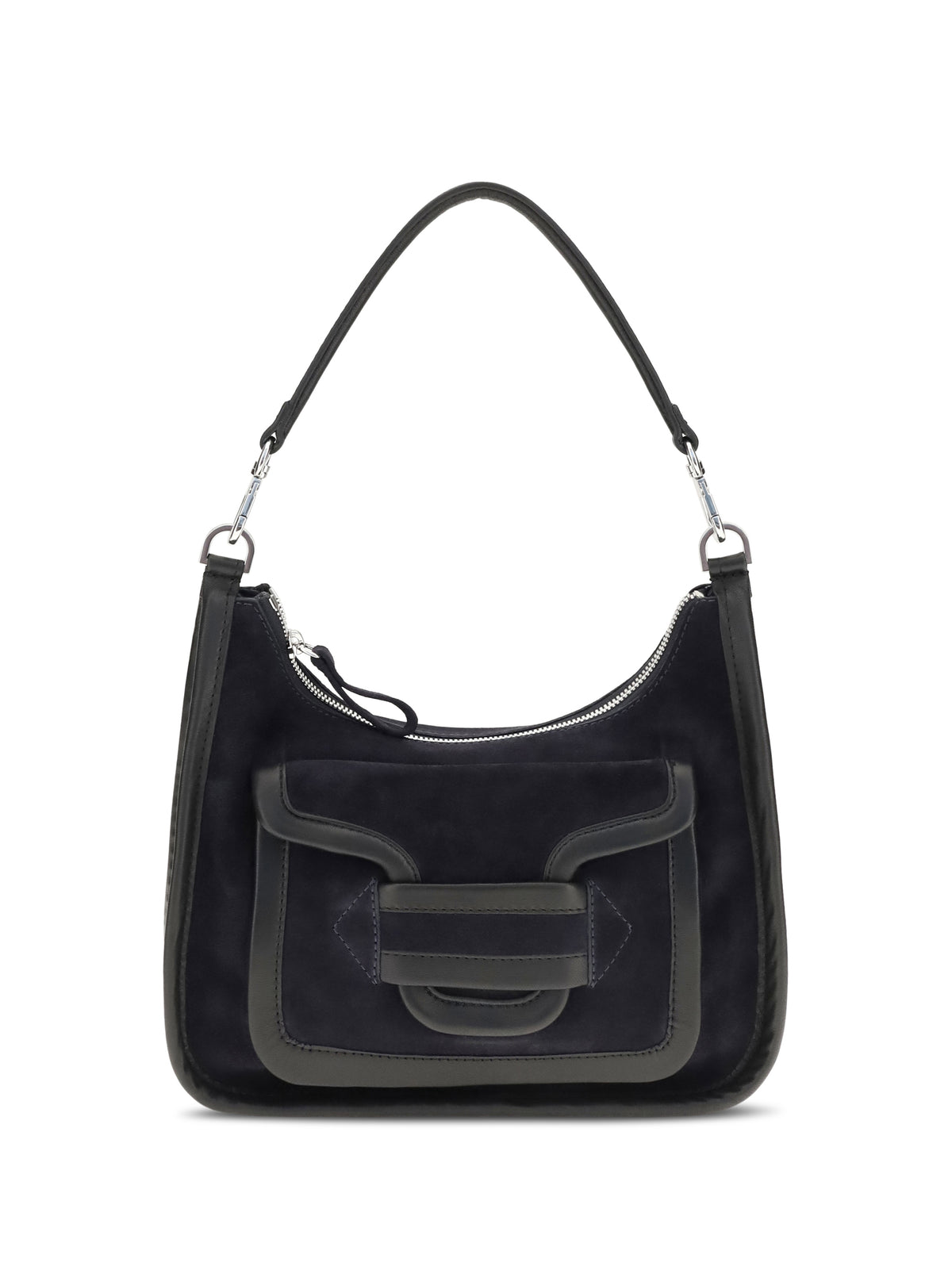 Pierre Hardy Alpha Day Miss leather Shoulder Bag - Navy-Black