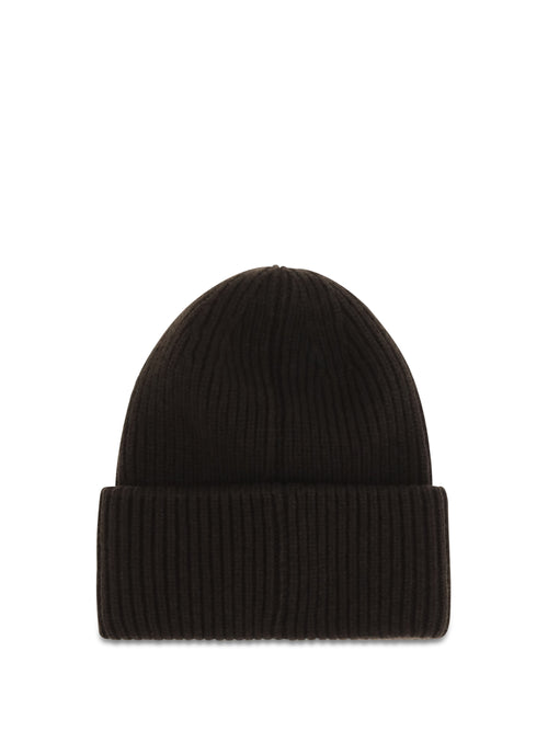 Moncler Wool and cashmere-blend Beanie - Brown