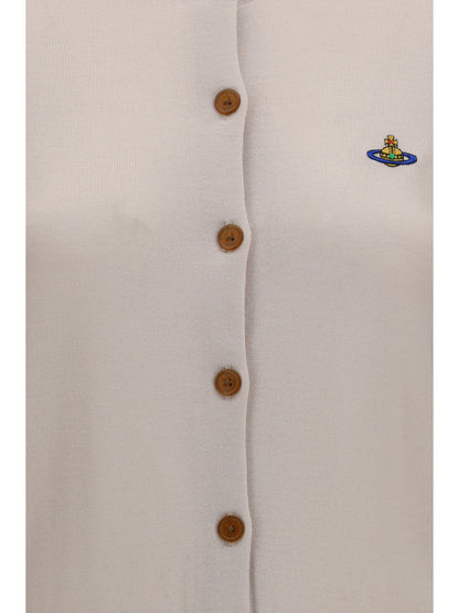 Vivienne Westwood Bea wool Cardigan - Limestone