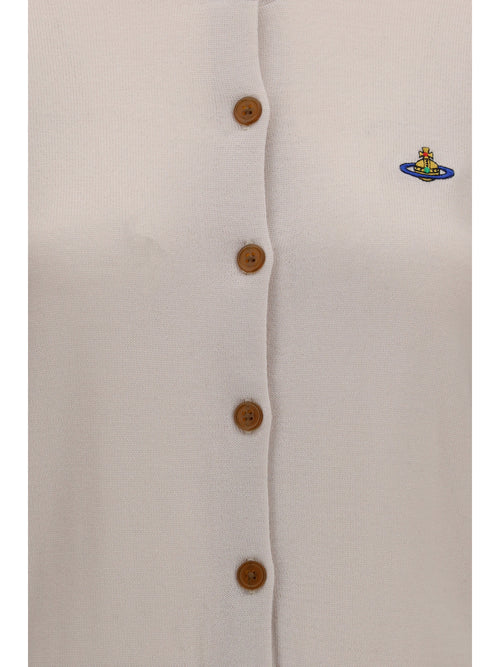 Vivienne Westwood Bea wool Cardigan - Limestone