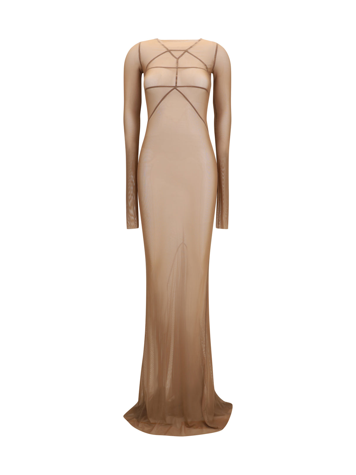 Rick Owens Long transparent tulle Dress - Dna