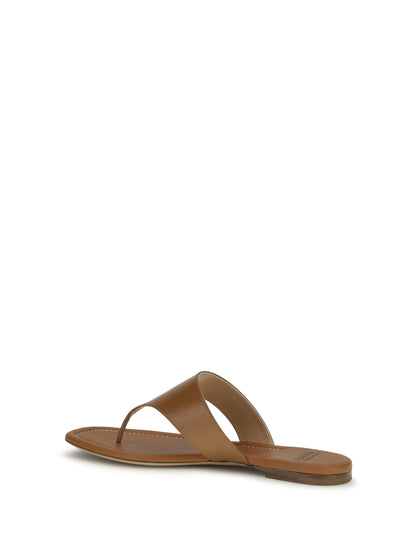 Francesco Russo Leather Sandals - Mou