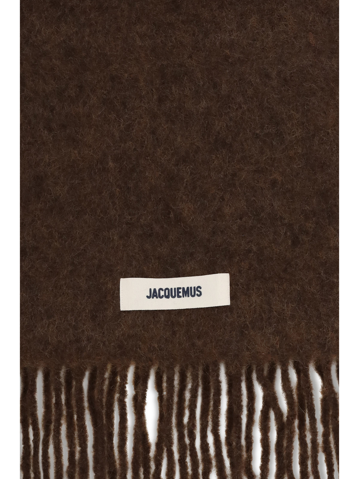 Jacquemus Fringed Scarf - Brown