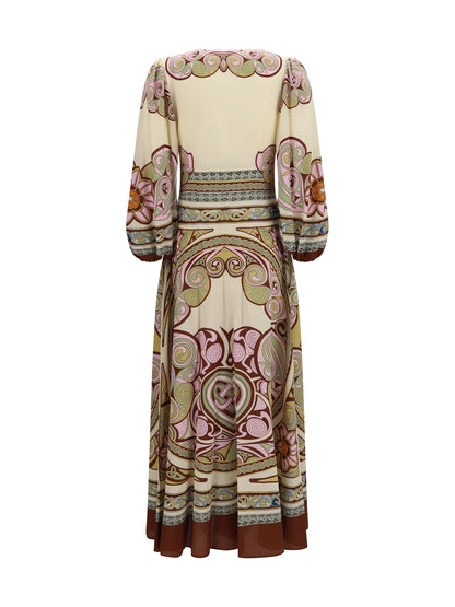 La Double J Long Camerino Dress - Kells Placée
