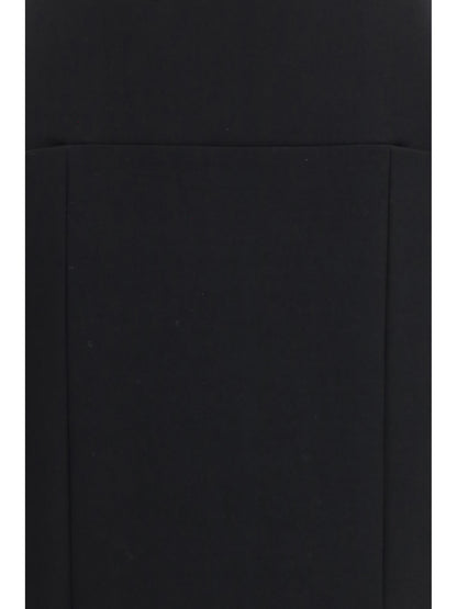 AlaïA Wool column Skirt - Noir