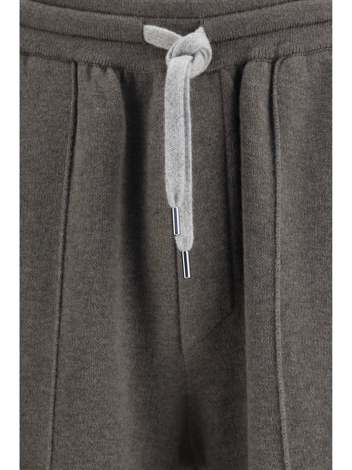 Brunello Cucinelli Double-knit cashmere Pants with Crête and zips at the hem - 9758+072