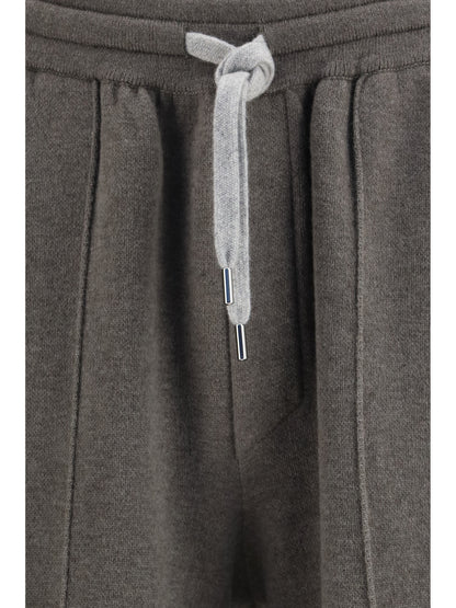 Brunello Cucinelli Double-knit cashmere Pants with Crête and zips at the hem - 9758+072