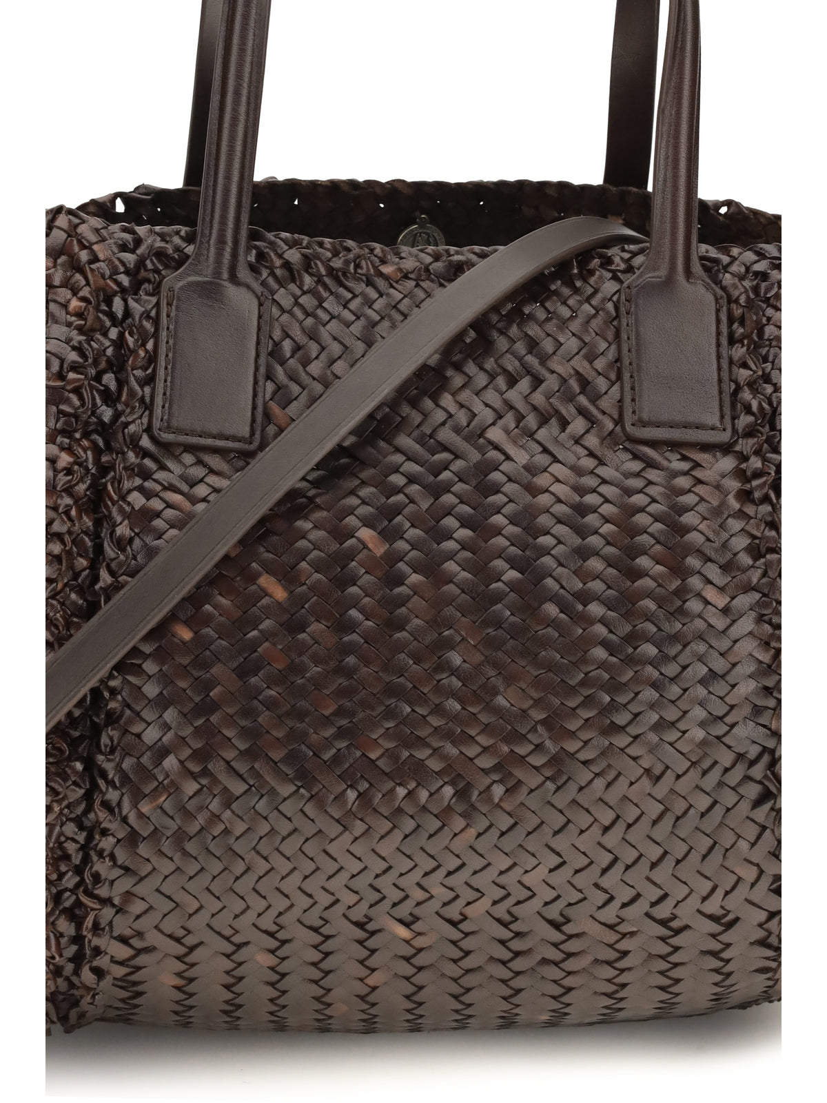 Dragon Diffusion Teresa handwoven Tote Bag - Dk Brown